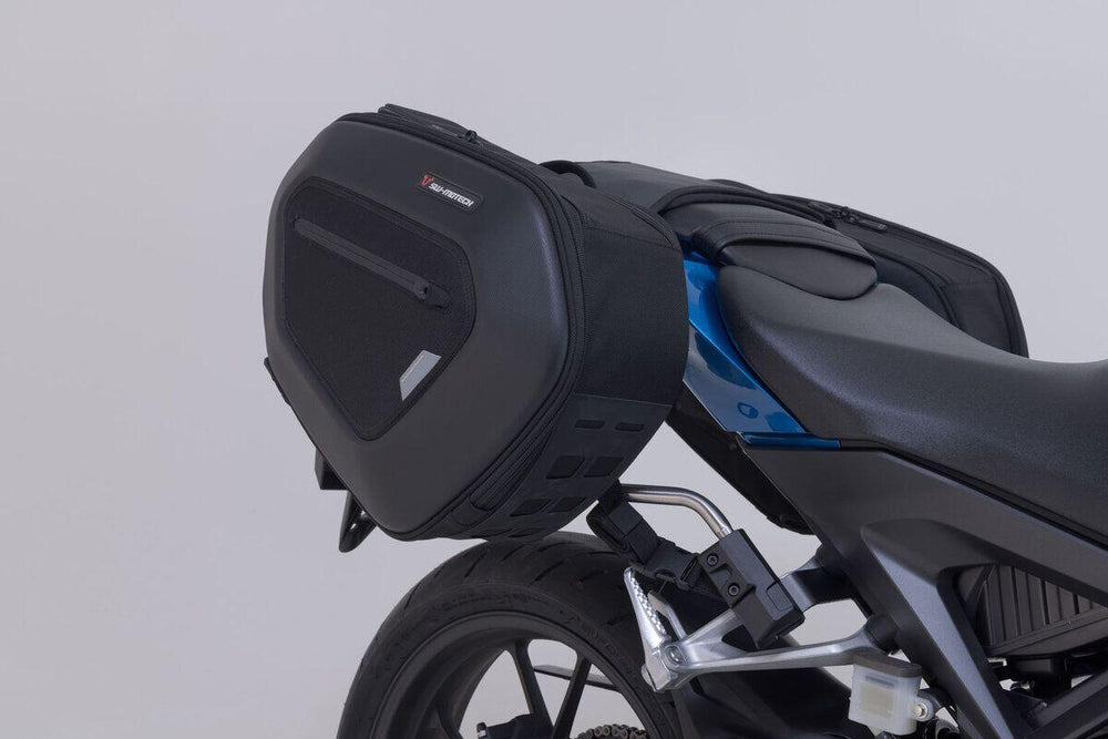 SW Motech Pro Blaze H Saddlebag Set With Edge protection For Honda CB 125 R Neo Sports Cafe 2024 - Black