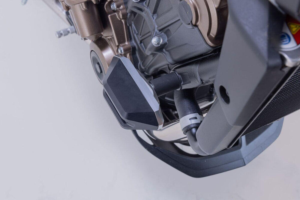 SW Motech Frame Slider Kit For Honda CB 650 R Neo Sports Cafe 2023-2026 - Black/Silver