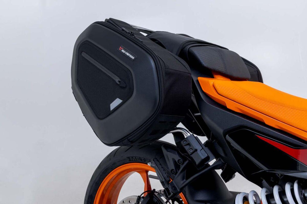 SW Motech PRO Blaze Saddlebag Set For KTM Adventure 390 2023-2024 Rear - Black