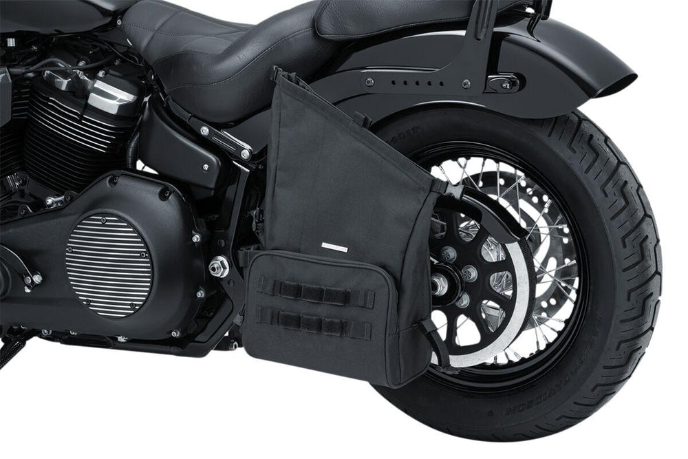 Kuryakyn Hoodrat Universal Swing Arm Bag - Black/16.22L