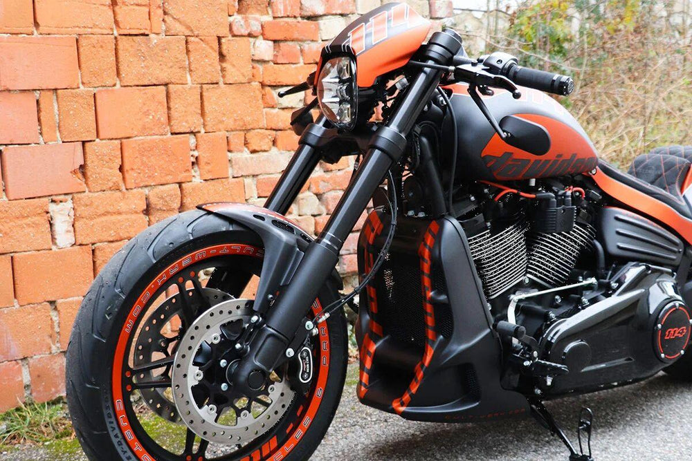 Cult Werk Fork Covers For Harley Davidson FXDR1868 2019 Lower - Black