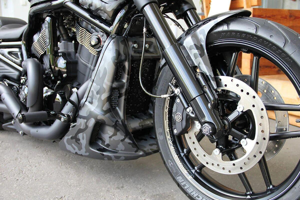 Cult Werk Fork Covers For Harley Davidson VRSCDX 1250 2012-2013 Lower - Black