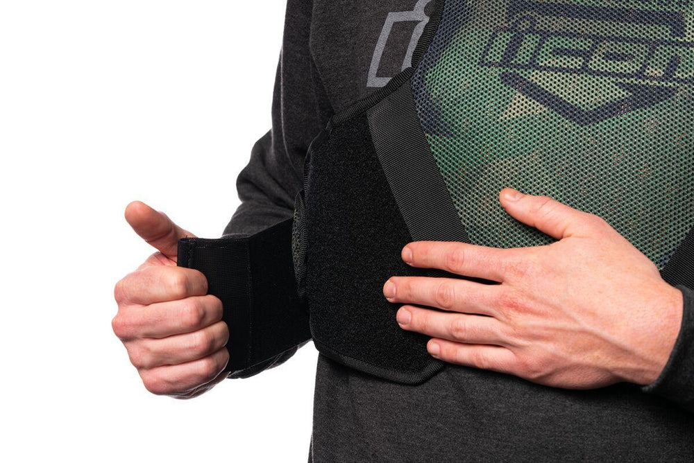 Icon Field Armor Softcore Vest - Black/Green