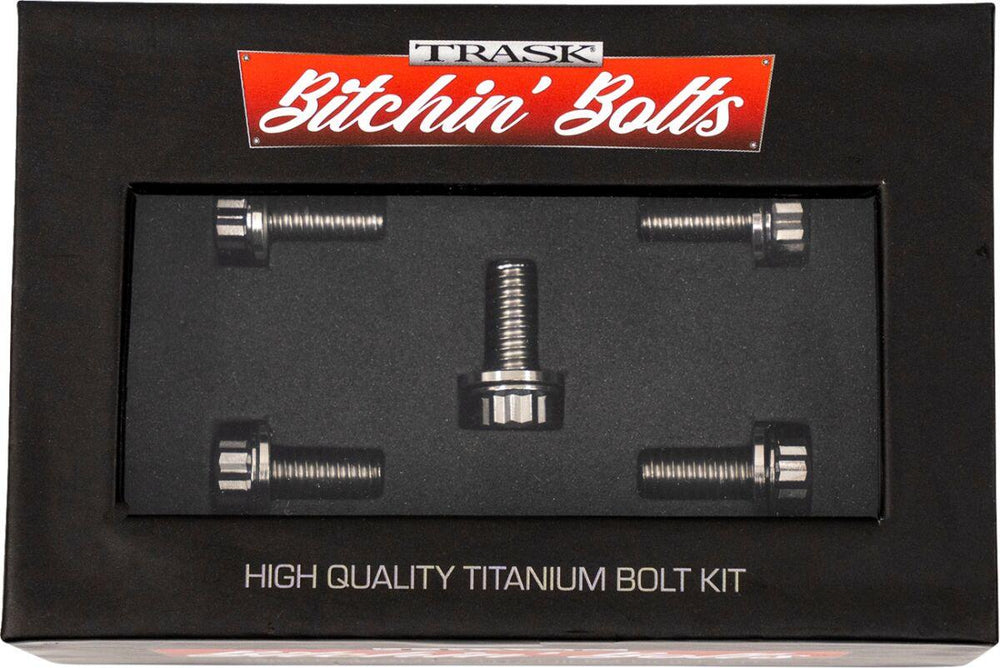 Trask Bitchin Derby Cover Bolts For Harley Davidson FLDE 1750 ABS 2018-2020 - Silver