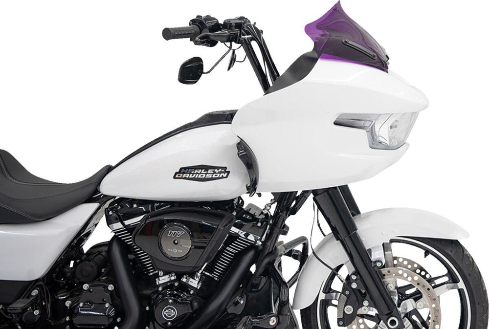 Klock Werks Kolor Flare Sport Windshield For Harley Davidson FLTRX1923 2024-2025 27 cm (10-5/8") - Purple