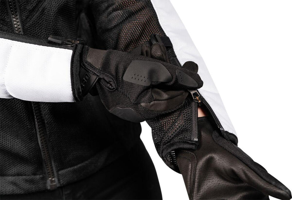Icon Unisex Womens Mesh AF Jacket - Black White