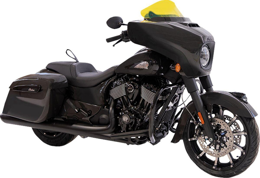 Klock Werks Kolor Flare Ice Windshield For Indian Chieftan 111 2014-2020 25.5 cm (10") - Yellow
