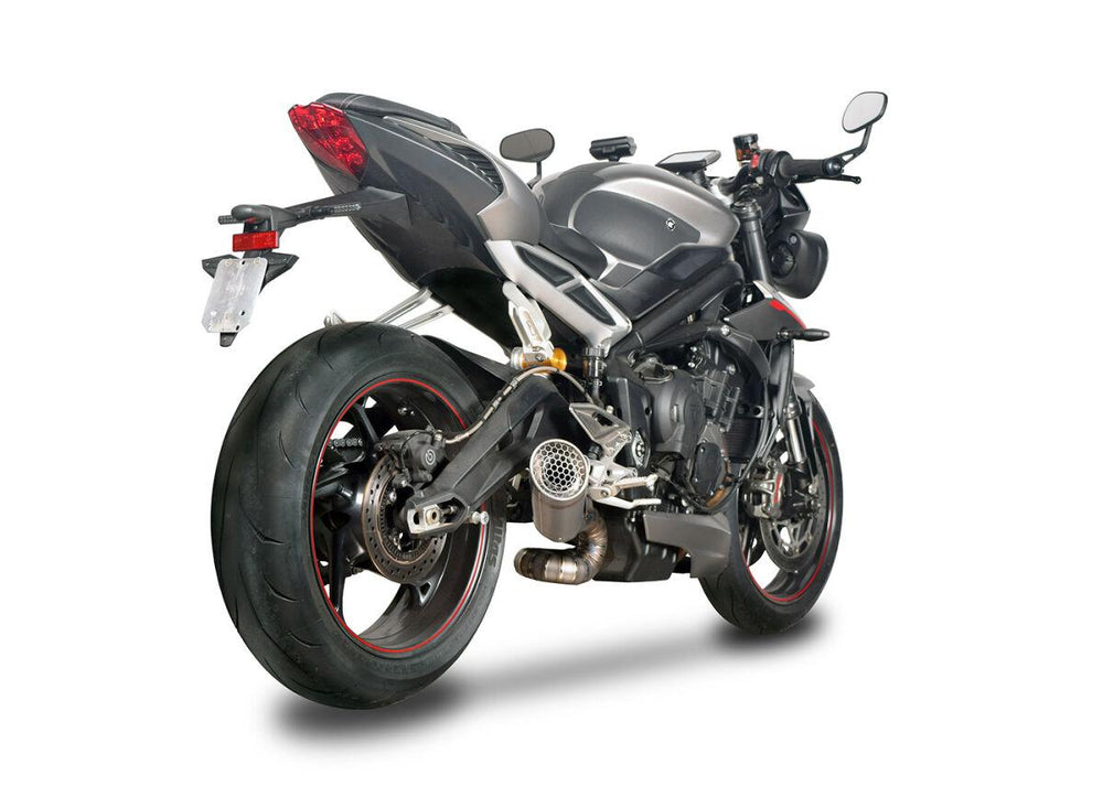 Spark GRID-O Exhaust System For Triumph Street Triple 660S ABS 2018-2022 Titanium