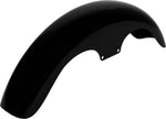 Klock Werks Hugger Front Fender With Mounting Blocks For Harley Davidson FXLR 1750 2018-2020 48 cm (19") 20.1 cm (8-1/4") - Black