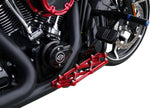 Arlen Ness Diamond Rider Floorboards For Harley Davidson FLD 1690 2012-2013 - Red