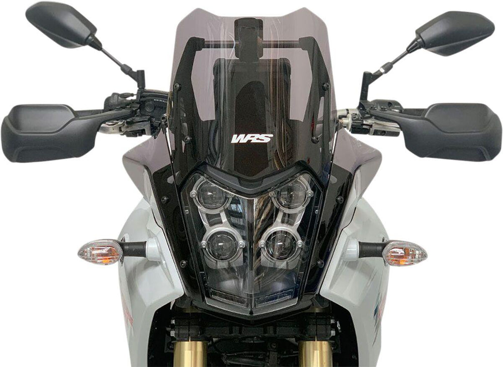 WRS Windscreen For Yamaha XTZ 690 2019-2022 23.5 cm (9-1/4") - Dark Smoke