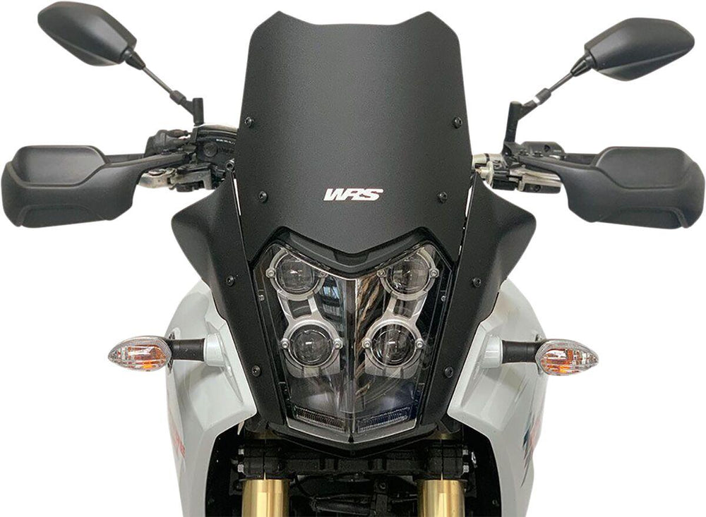 WRS Windscreen For Yamaha XTZ 690 2019-2022 23.5 cm (9-1/4") - Black