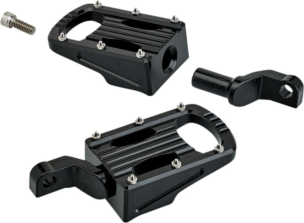 Biltwell Punisher Footpegs For Harley Davidson FXCW 1584 2009 - Black