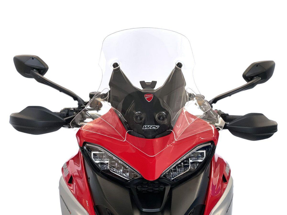 WRS Windscreen For Ducati MultiStrada V4 1200 ABS 2021-2024 52 cm (20-1/2") - Clear