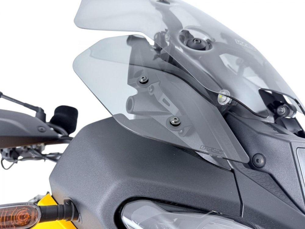 WRS Side Deflectors For Moto Guzzi Stelvio 1000 ABS 2024 - Dark Smoke