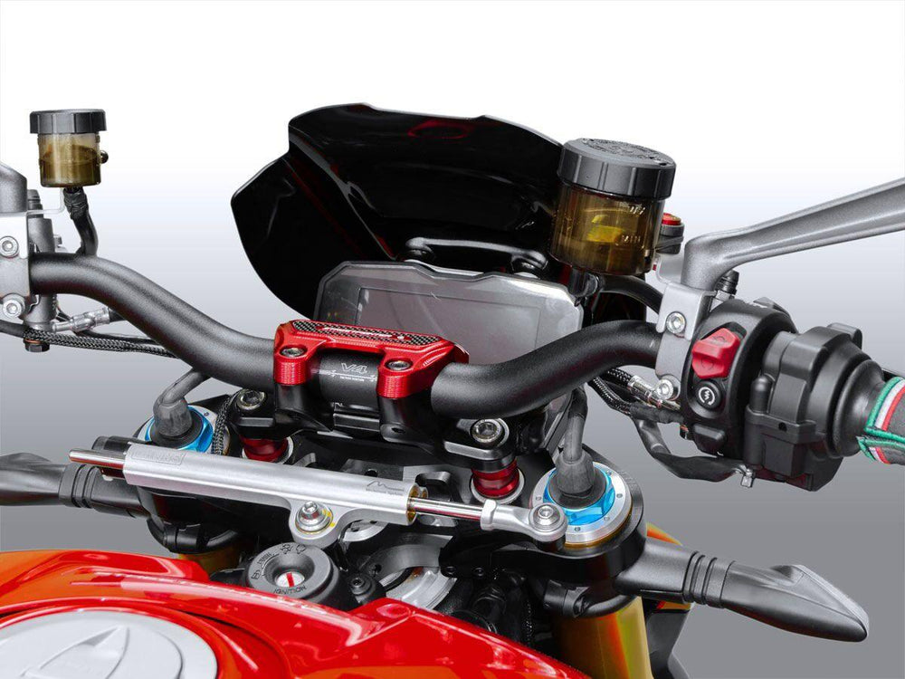 WRS Windscreen For Ducati Streetfighter V4 1100 ABS 2020-2022 28 cm (11") - Black