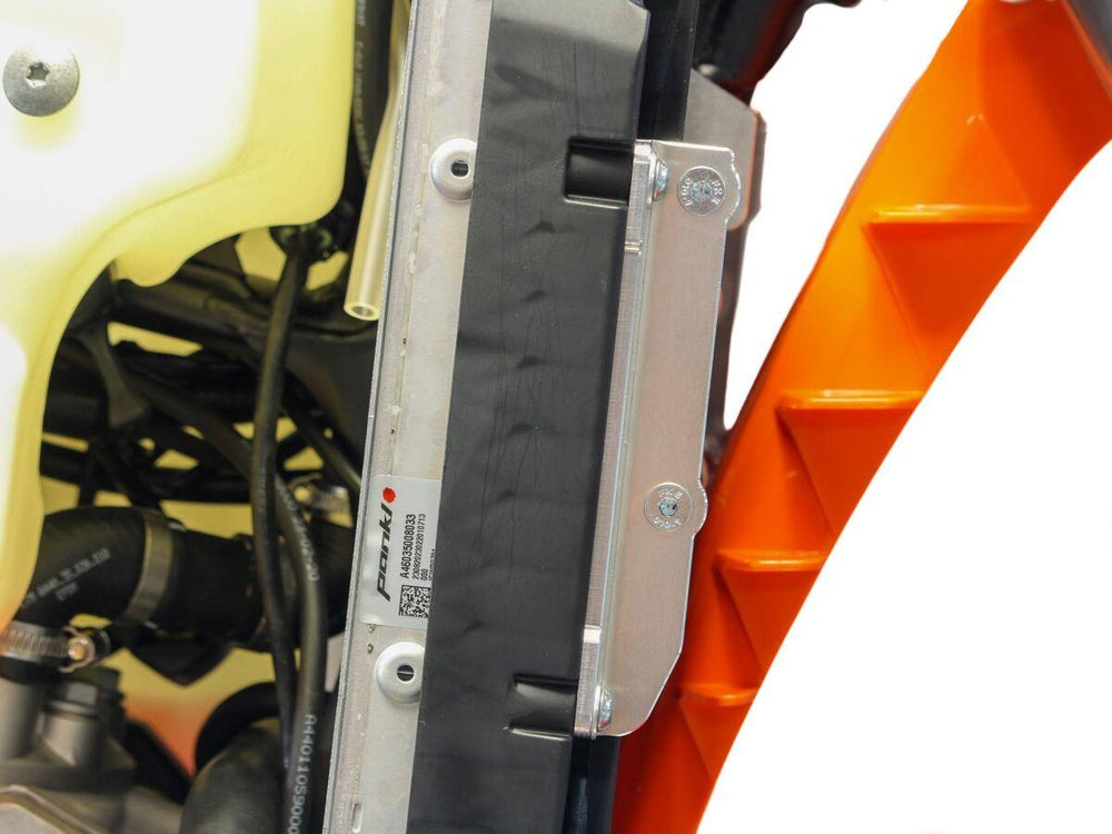 AXP Radiator Braces For Gas Gas EC 250 2024-2025 - Silver