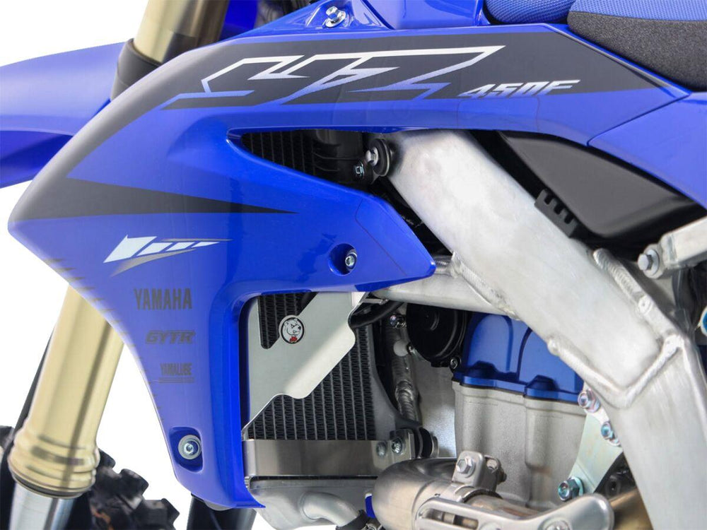 AXP Radiator Guards For Yamaha YZF250 2024-2026 - Silver