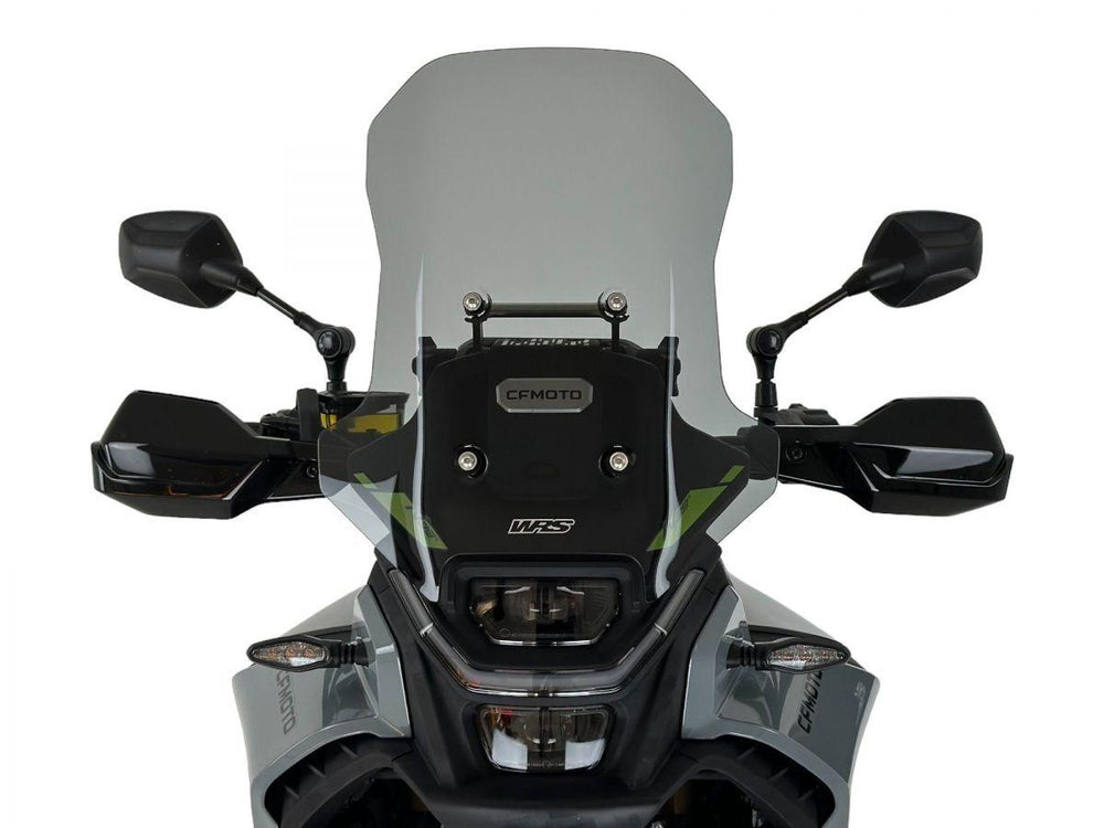 WRS Windscreen Caponord CF Moto For CF Moto MT 450 ABS 2024-2026 42 cm (16-1/2") - Smoke