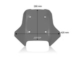 WRS Windscreen For CF Moto MT 450 ABS 2024-2026 - Dark Smoke