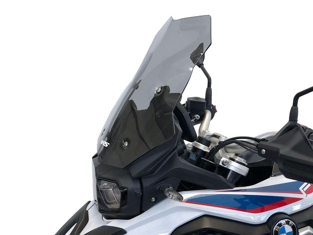 WRS Windscreen For BMW F 750 GS ABS 2018-2023 44 cm (17-3/8") - Smoke
