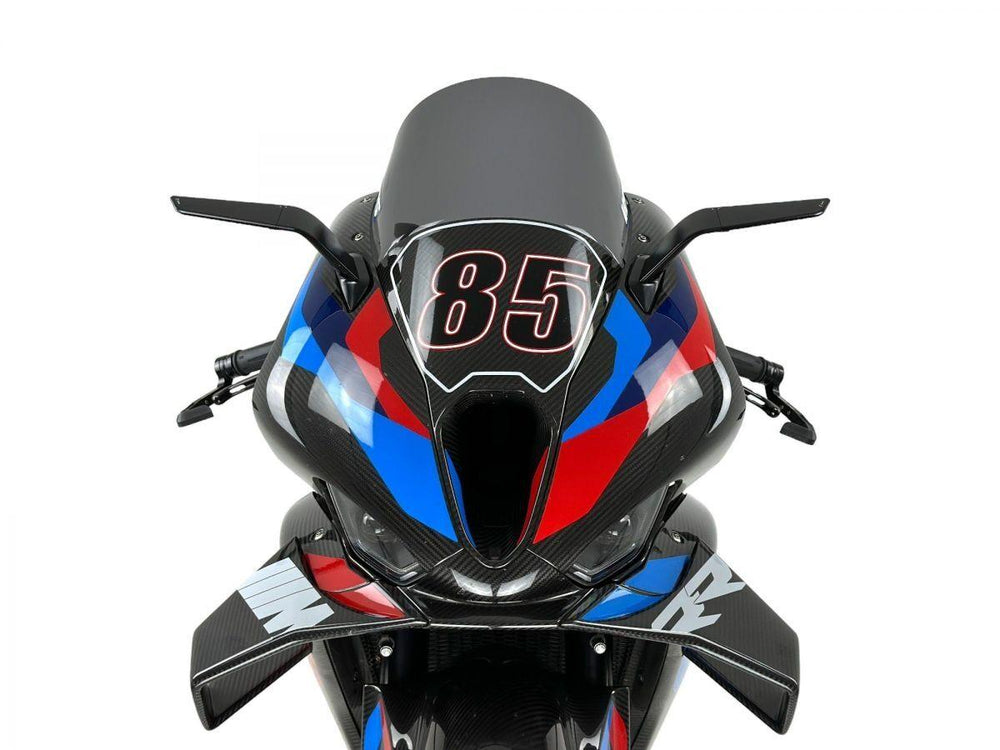 WRS Windscreen For BMW M 1000 RR ABS 2023-2024 21.5 cm (8-1/2") - Dark Smoke