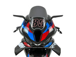 WRS Windscreen For BMW M 1000 RR ABS 2023-2024 21.5 cm (8-1/2") - Dark Smoke
