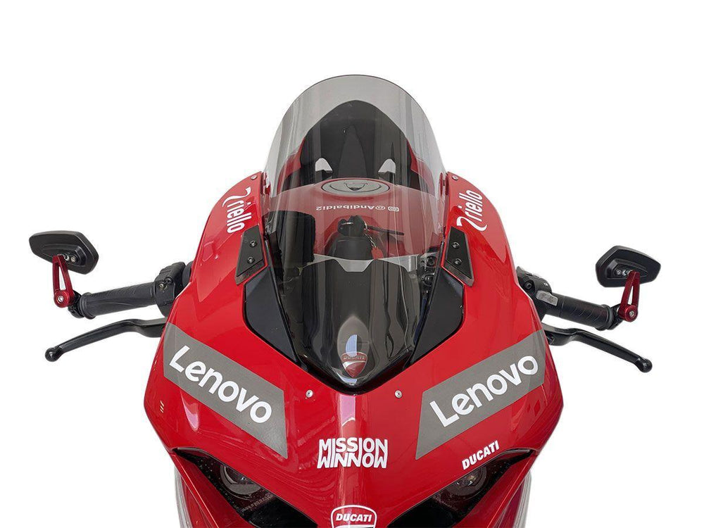WRS Windscreen For Ducati Panigale V2 955 ABS 2020-2024 - Dark Smoke