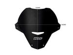 WRS Windscreen For Aprilia Tuono 660 ABS 2021-2024 23.5 cm (9-1/4") - Black