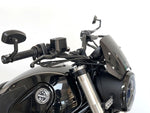 WRS Windscreen For Benelli Leoncino 500 ABS 2017-2023 19 cm (7-1/2") - Black