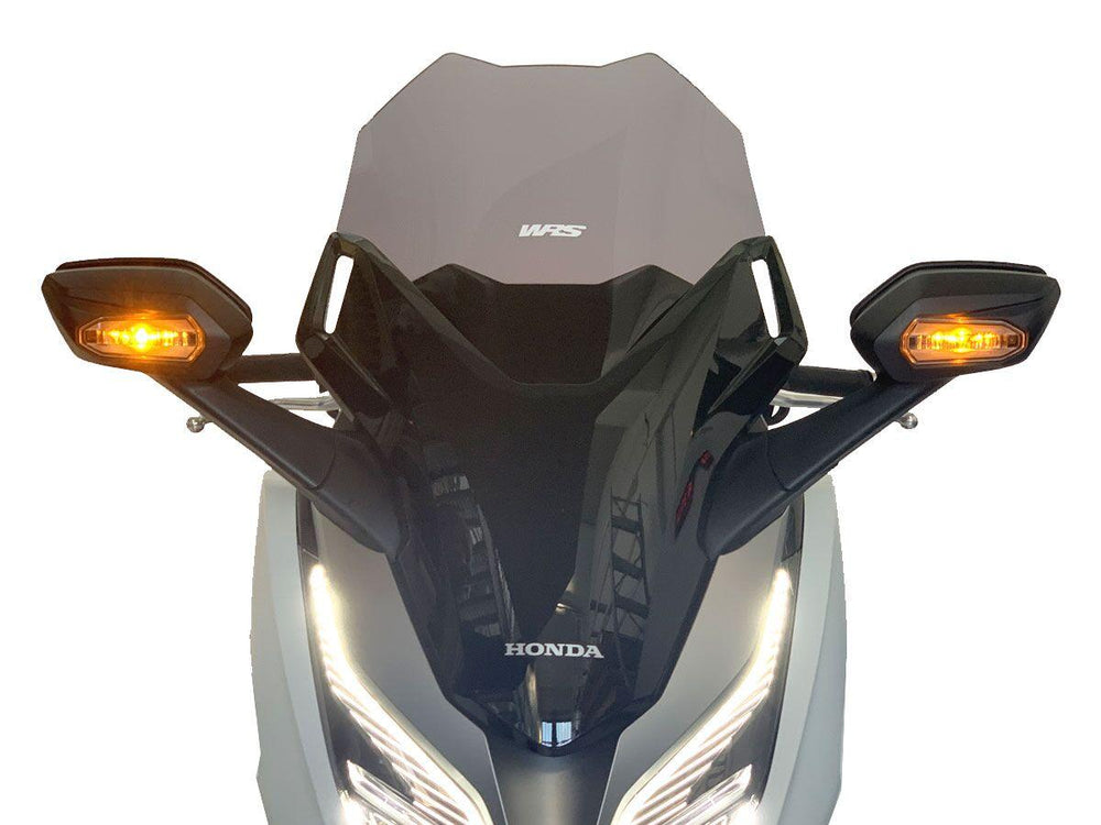 WRS Windscreen for Scooter For Honda NSS 125 ABS 2018-2021 35.5 cm (14") - Dark Smoke