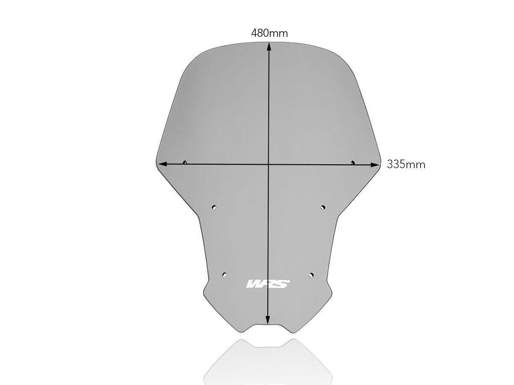 WRS Windscreen For Honda CRF1100L ABS Africa Twin 2020-2024 48 cm (18-7/8") - Clear