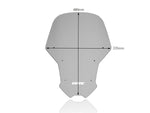 WRS Windscreen For Honda CRF1100L ABS Africa Twin 2020-2024 48 cm (18-7/8") - Clear