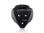 WRS Windscreen For Ducati Streetfighter V4 1100 ABS 2020-2024 25 cm (9-7/8") - Black