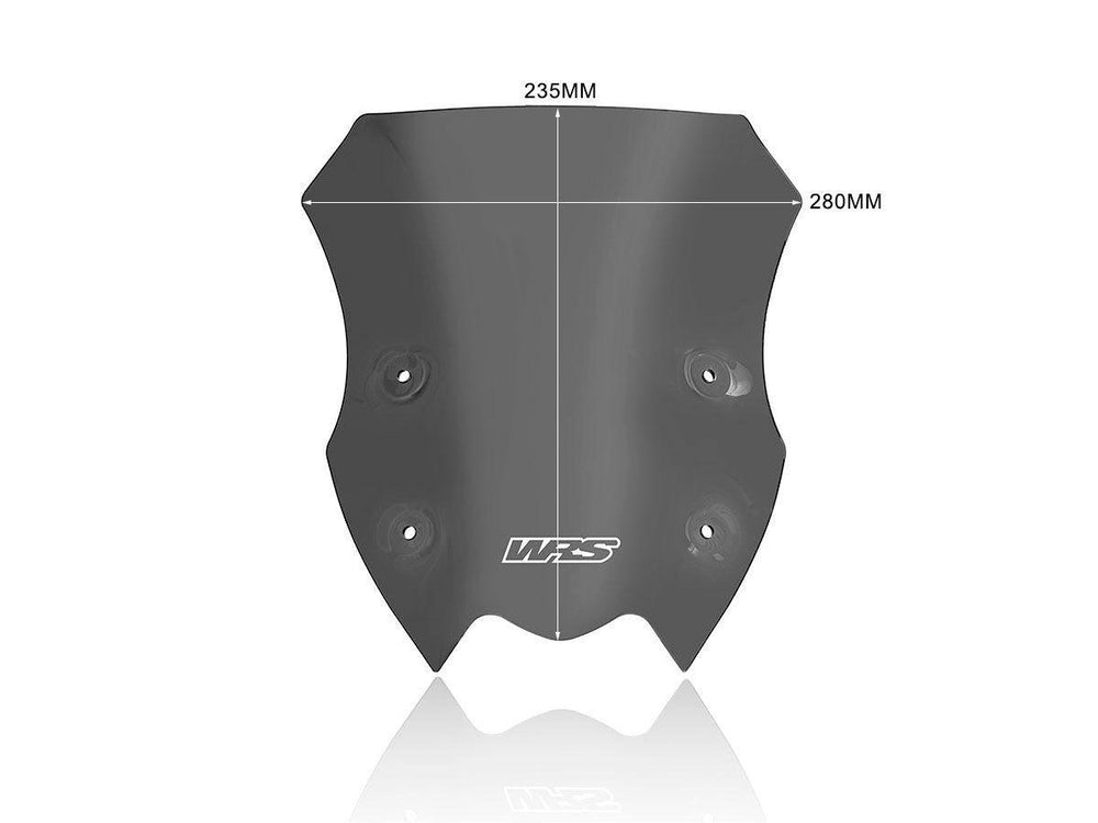 WRS Windscreen For Kawasaki Z 900 ABS 2020-2024 23.5 cm (9-1/4") - Dark Smoke