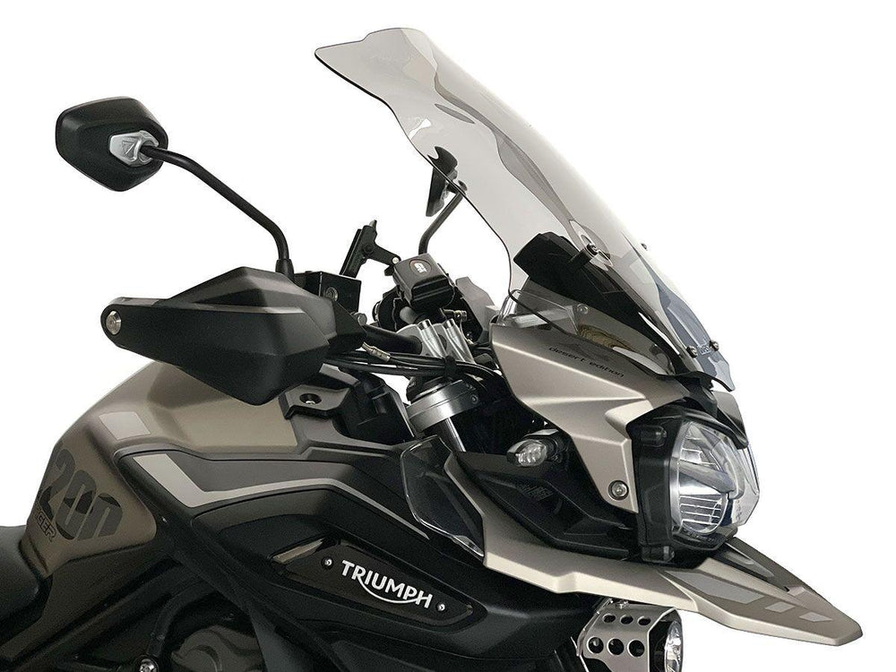 WRS Windscreen For Triumph Tiger Explorer XCA ABS 2016-2020 59 cm (23-1/4") - Smoke