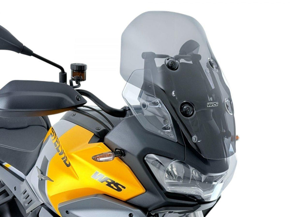 WRS Windscreen Touring Stelvio For Moto Guzzi STELVIO 1000 ABS 2024-2025 48 cm (18-7/8") - Dark Smoke