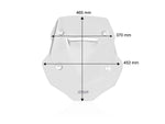 WRS Windscreen Standard CF MOTO 800MT For CF Moto MT 800 ABS 2022-2024 46.5 cm (18-1/4") - Clear