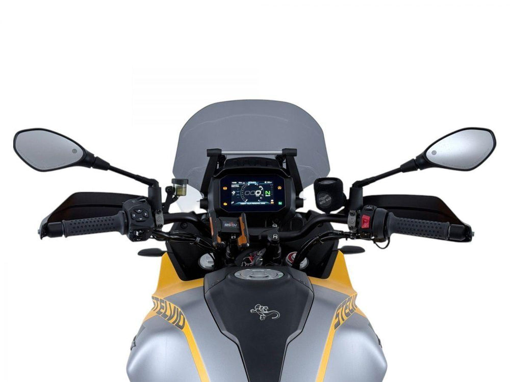 WRS Windscreen Touring W/ Radar Stelvio For Moto Guzzi STELVIO 1000 ABS 2024-2025 48 cm (18-7/8") - Dark Smoke