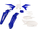 Cycra Powerflow Plastics Kit For Yamaha YZF250 2019-2023 - Blue OEM White