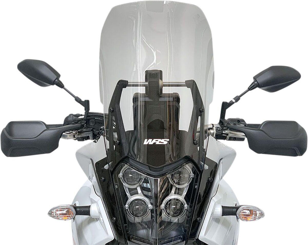 WRS Windscreen For Yamaha XTZ 690 2019-2022 40 cm (15-3/4") - Smoke