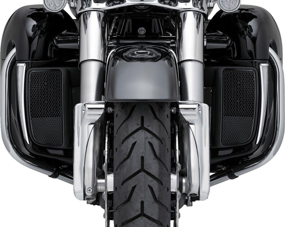 Ciro Fang Lower Fairing Lights For Harley Davidson FLH 1868 ABS 2021 Chrome Clear