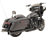 Khrome Werks 2-into-2 Dominator Exhaust System For Harley Davidson FLHR 1584 2009-2011 - Black