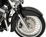 Klock Werks Benchmark Fender For Harley Davidson FLH 1868 ABS 2021 53.3 cm (21") Front 30.5 cm (12") - Black/E-Coating