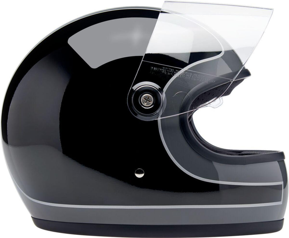 Biltwell Gringo S Tracker Helmet - Black/Storm Grey