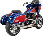 S&S Cycle 2 Into 1 Superstreet Exhaust System For Harley Davidson FLDE 1750 2018-2020 - Stainless Steel