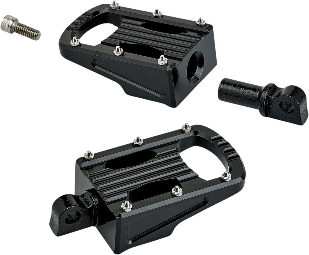 Biltwell Punisher Footpegs For Harley Davidson FLDE 1750 2018-2020 - Black