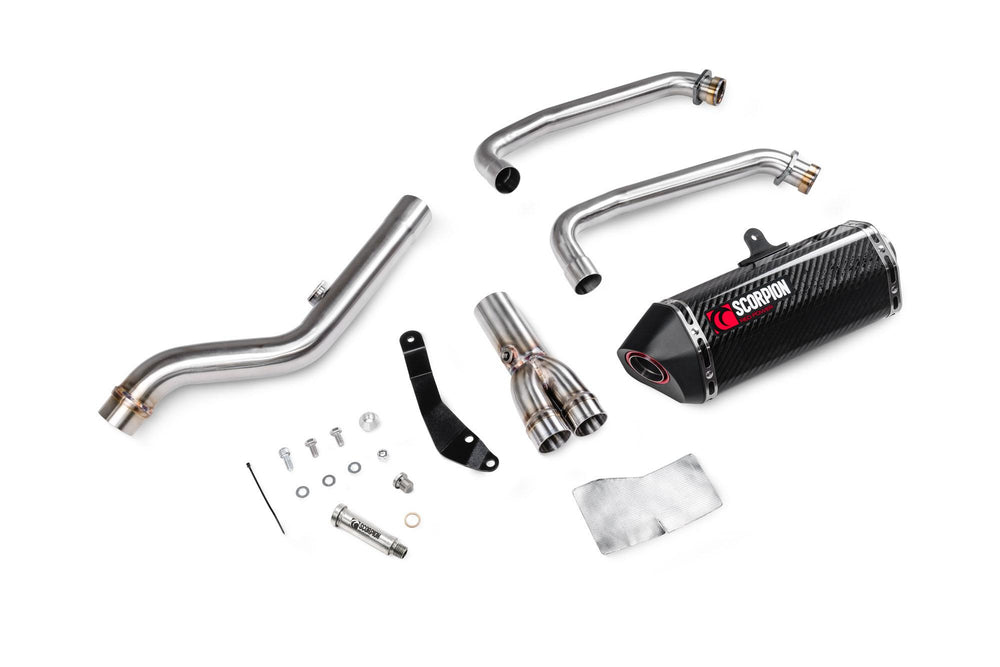 Scorpion Serket Parallel Full System Carbon Fibre For Suzuki GSX-8R 2024-2025