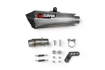 Scorpion Serket Taper Slip-On Titanium For Kawasaki Ninja 500 2024-2025