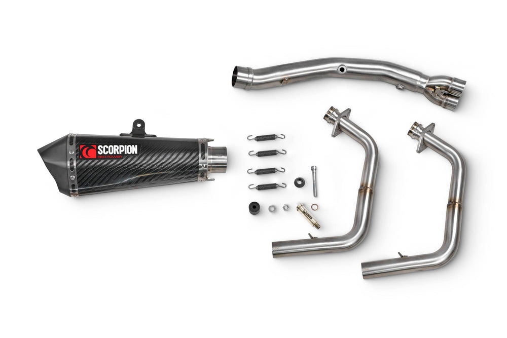 Scorpion Serket Taper Race System Carbon Fibre For Kawasaki Ninja 500 2024-2025